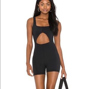 NWOT WeWoreWhat Black Cut Out Bodysuit